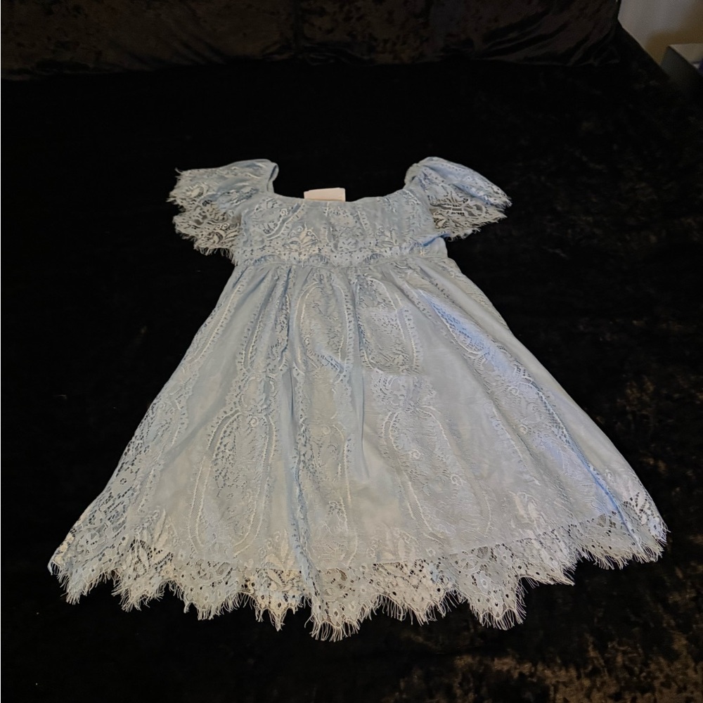 Light Blue Lace Dress